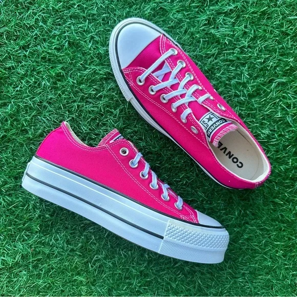 🎁Converse Chuck Taylor All Star Ctas Lift Hi Cerise Pink - Picture 10 of 10